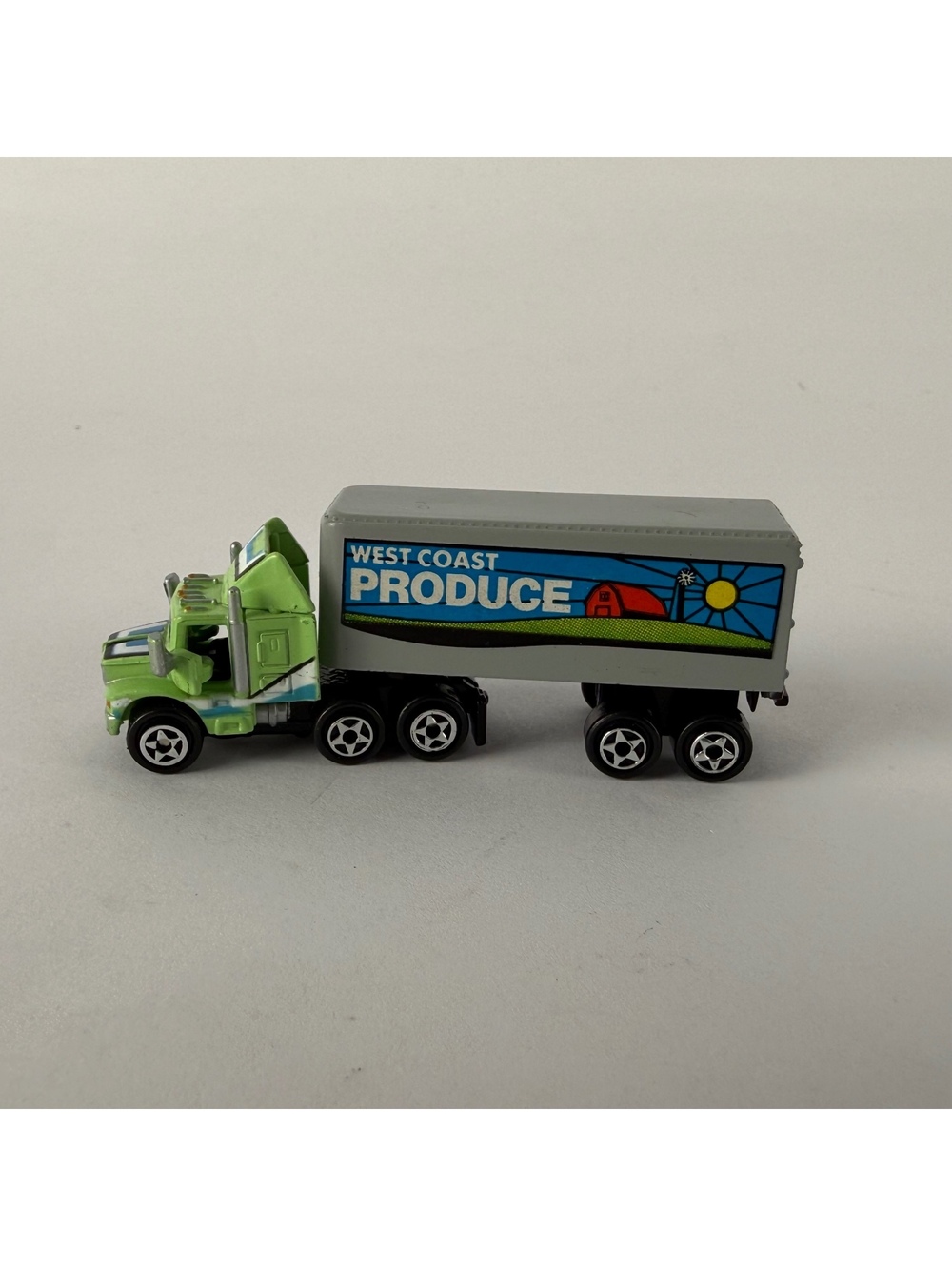Galoob Micro Machines Semi Truck Trailer West Coast Produce